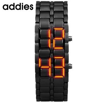

Youth sports watches waterproof electronic second generation binary LED digital men's watch alloy wrist strap watch