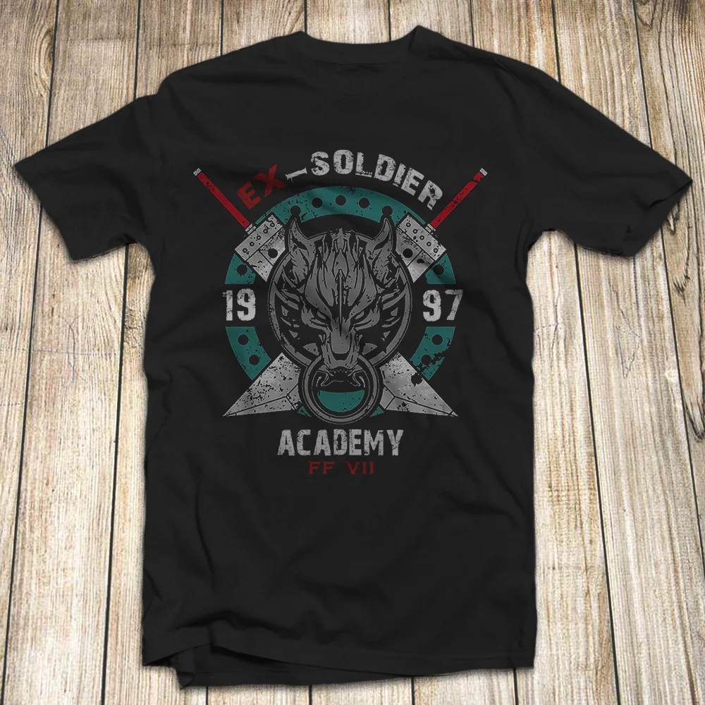 Final Fantasy 7 Cloud Strife Men's T Shirt Size S-5XL Made In USA Ex Soldier summer o neck tee free shipping cheap |