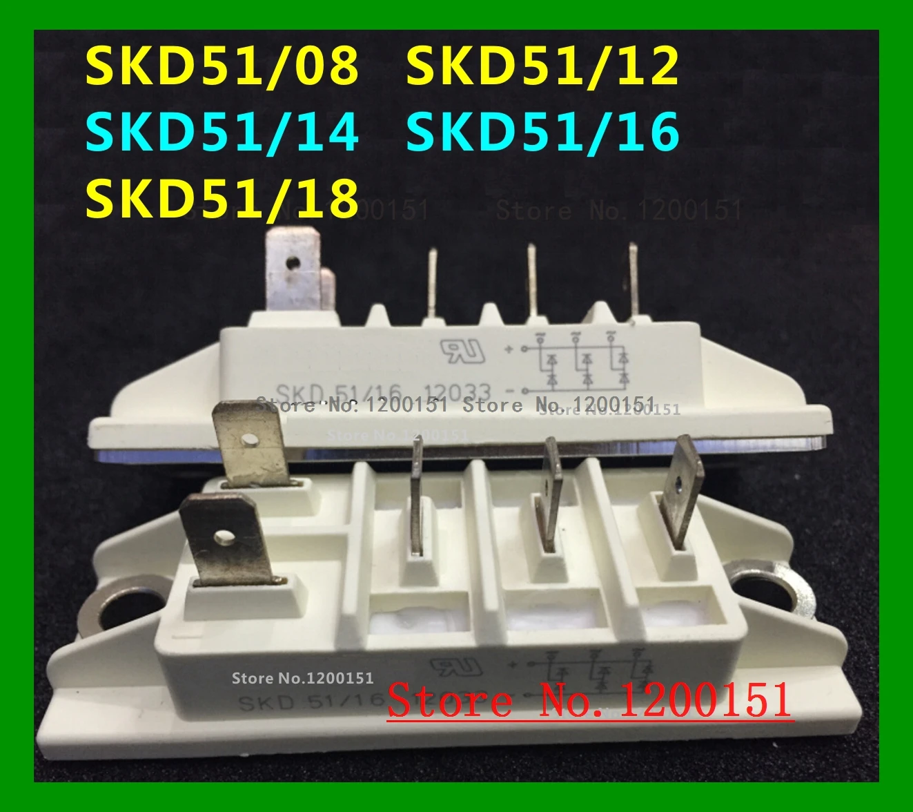 

SKD51/08 SKD51/12 SKD51/14 SKD51/16 SKD51/18 MODULES