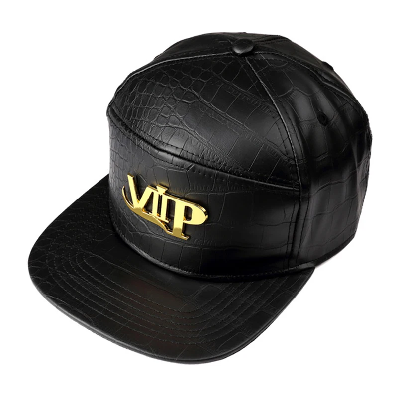 Missfox хип-хоп 18k позолоченные Vip буквы с плоским козырьком с узором «крокодиловая кожа», мужские головные уборы с золотым верхом