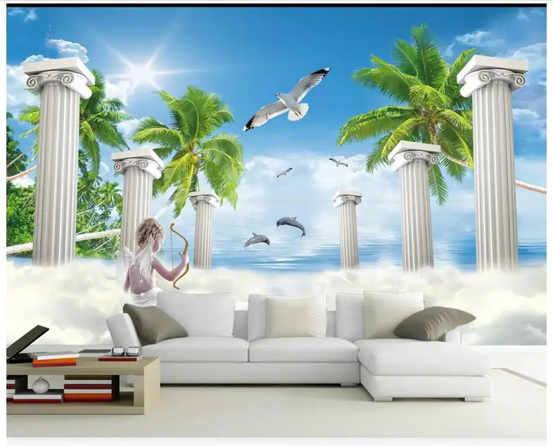 High Quality Hot Sale New Custom 3d photo wallpaper murals