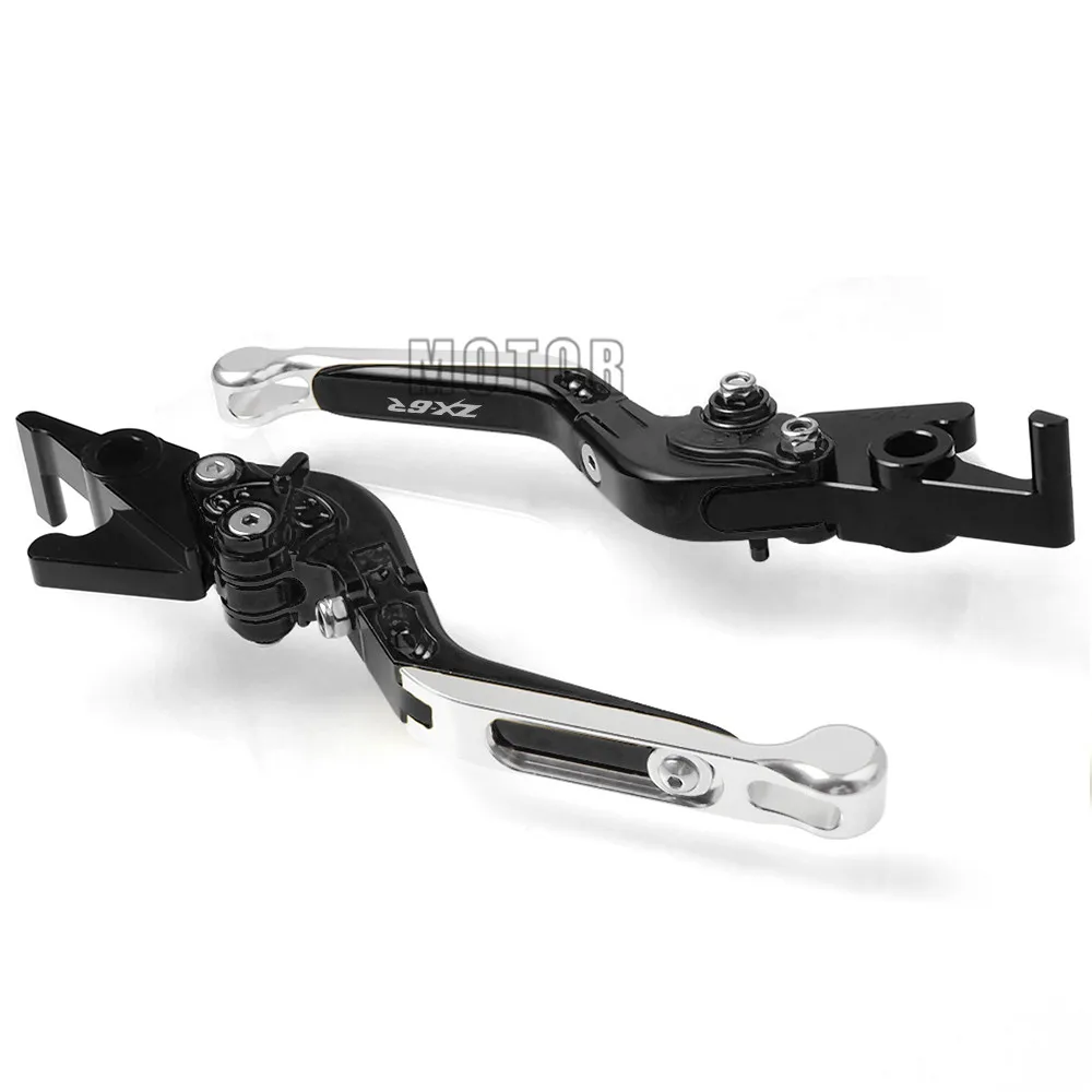 Для Kawasaki ZX6R/ZX636R/ZX6RR 2000 2004 2001 2002 2003 ZX 6R 6 636 R RR Мотоцикл CNC регулируемые складные