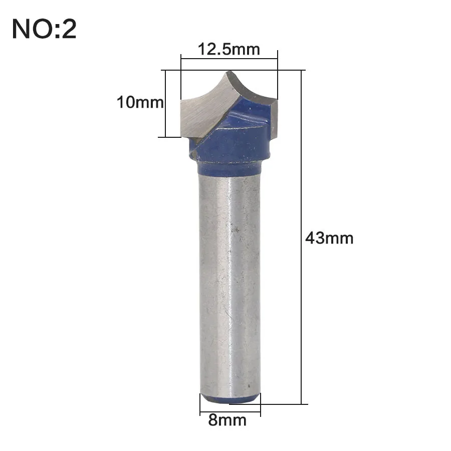 1 шт. " хвостовик 90 градусов V Groove знак надписи V-Groove V паз фреза-1/2" x 13 мм