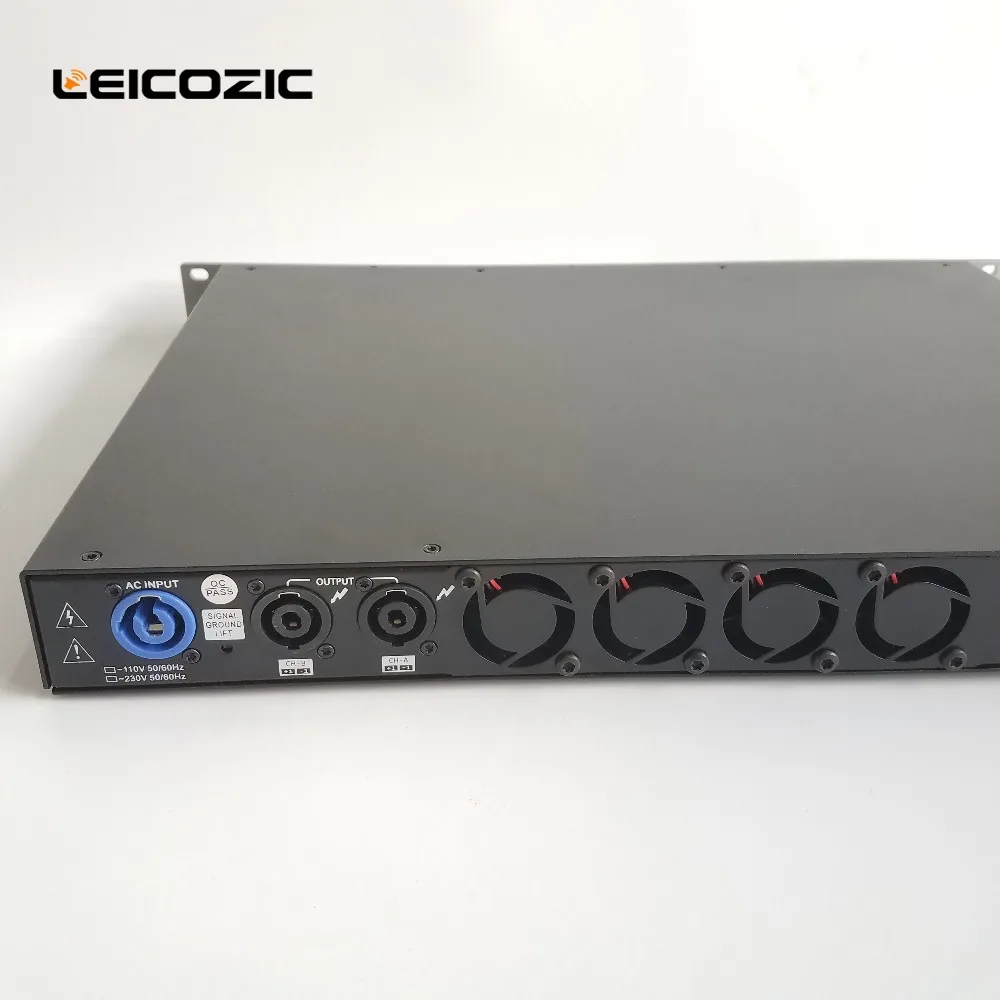 Leicozic DX2850 1u усилители 1400 Вт RMS amplificador аудио 2 Канальные усилители усилитель высокой мощности профессиональные сценические звуковые системы