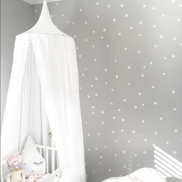 

INS Baby Bed Curtain Children Room Decoration Dome Crib Netting Baby Tent Cotton Baby Anti Mosquito Net Crib Adornment Bed Net
