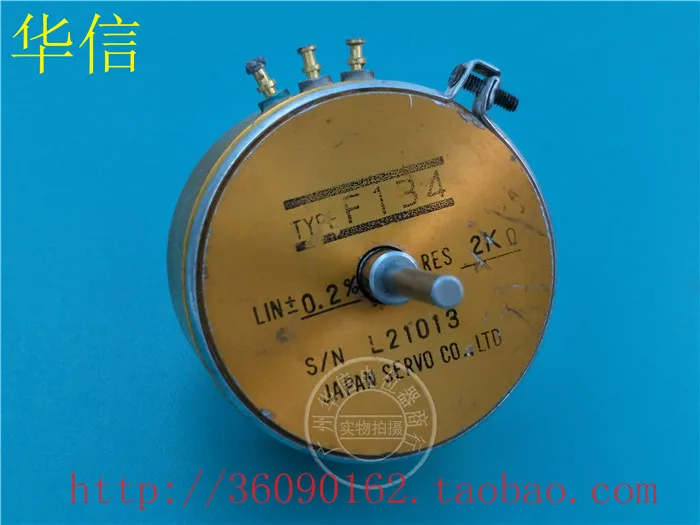 

[VK] Japan F134 2K LIN & plusmn; 0.2% biaxial conductive plastic potentiometer switch