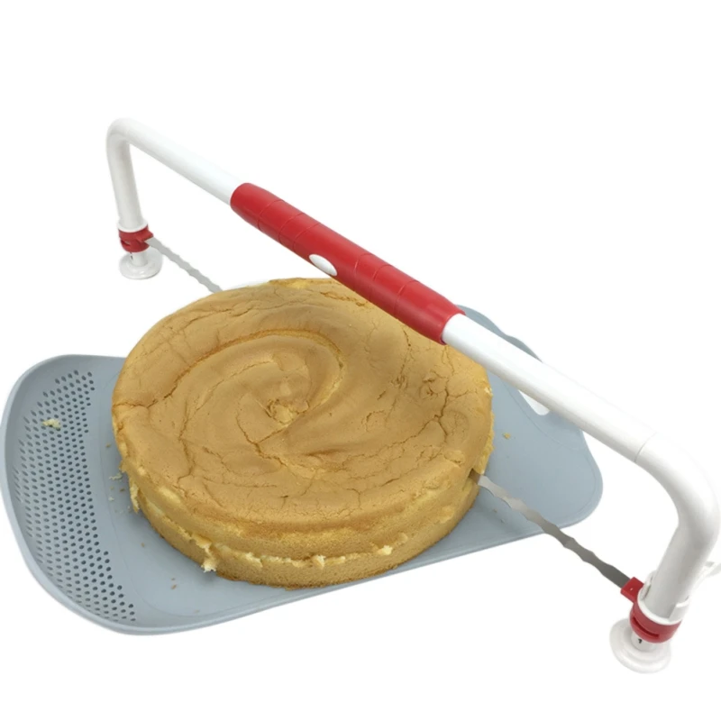

Adjustable Wire Cake Cutter Slicer Leveler DIY Cake Baking Tool Handmade Cake Scraper Kitchen Accessorie