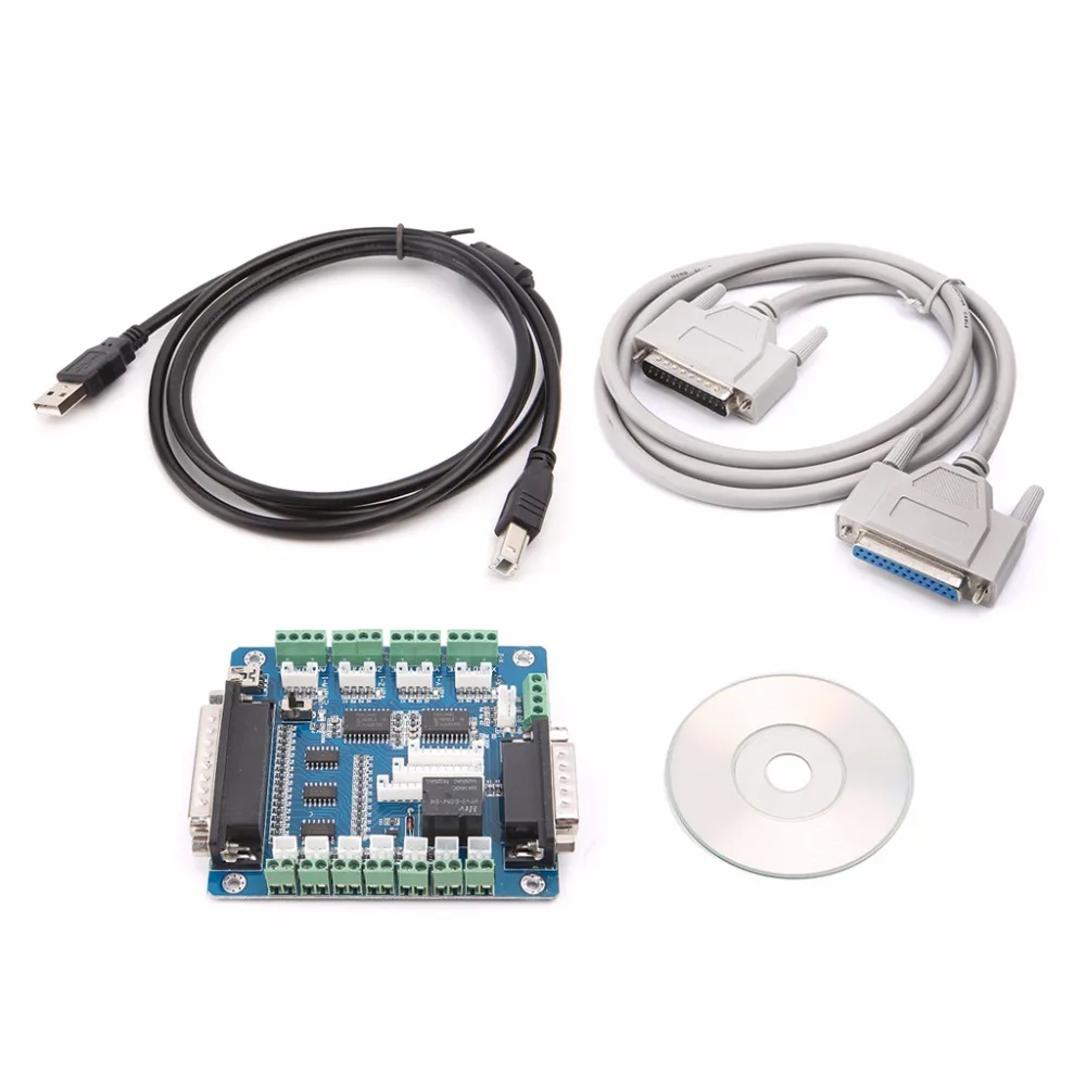 

Board Interface Adapter For Stepper Motor + USB DB25 Cable 5 Axis CNC Breakout O31 dropship