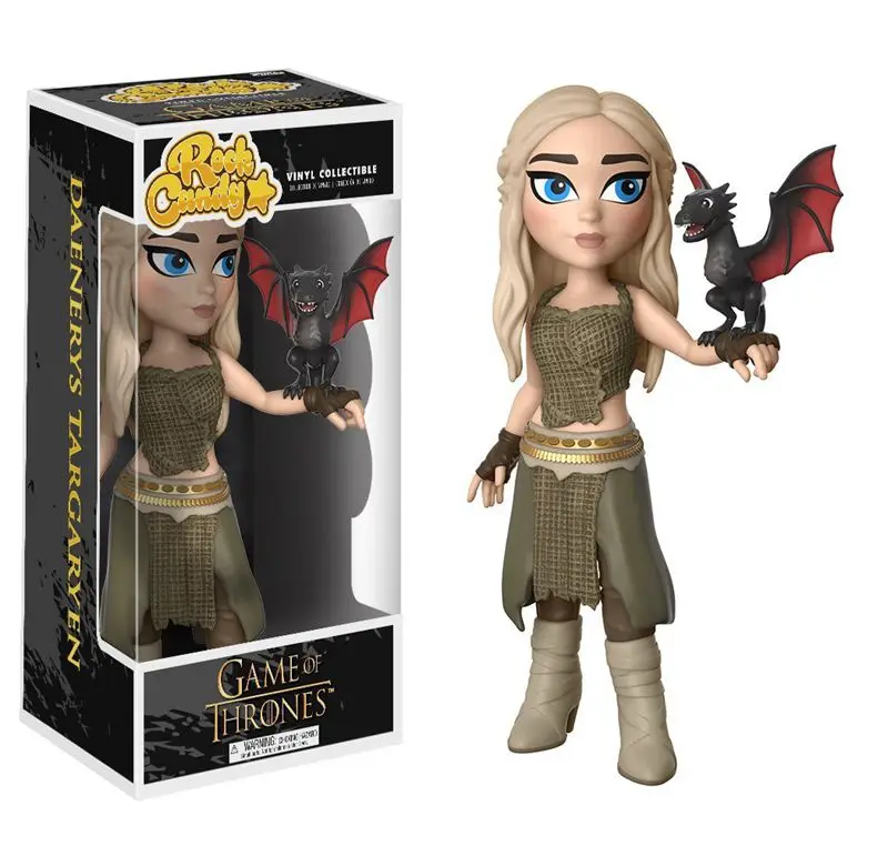 Официальный Funko Rock Candy Game of Thrones Daenerys Targaryen Виниловая фигурка Коллекционная модель