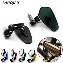 Universal Motorcycle Handlebar Rear View Side Mirror Rearview Mirrors For Kawasaki Z ZR ZX 125 250 750 750R 750S 800 1000 SX Universal Motorcycle Handlebar Rear View Side Mirror Rearview Mirrors For Kawasaki Z ZR ZX 125 250 750 750R 750S 800 1000 SX