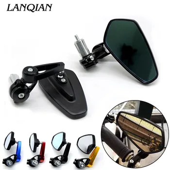 

Universal Motorcycle Handlebar Rear View Side Mirror Rearview Mirrors For Kawasaki Z ZR ZX 125 250 750 750R 750S 800 1000 SX