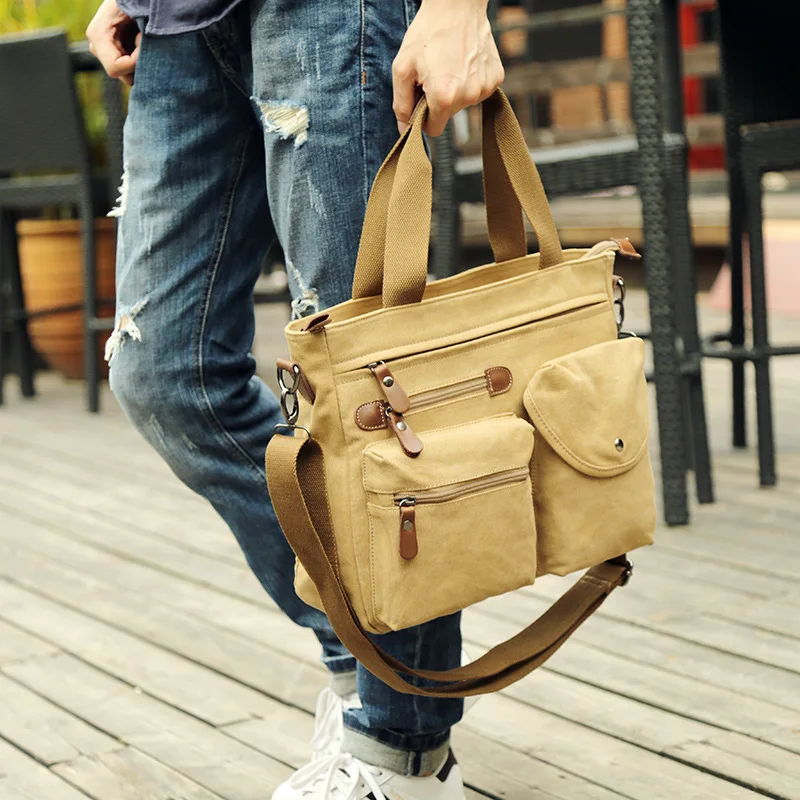 

2019 New Men's Camera Bag Women's SLR Waterproof Canvas Body Shoulder Bag Batik Casual Message Bags Original Design
