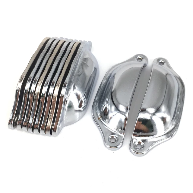 Best Offers 12PCS Silver Kitchen Cupboard Door Handle Cup shell Cabinet Drawer Furniture Pull Handle knobs Best Offers 12PCS Silver Kitchen Cupboard Door Handle Cup shell Cabinet Drawer Furniture Pull Handle knobs