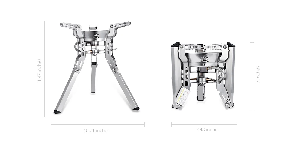 Bulin BL100 - B16 - A Outdoor Camping Picnic Foldable Split Gas Stove Portable BBQ Gear