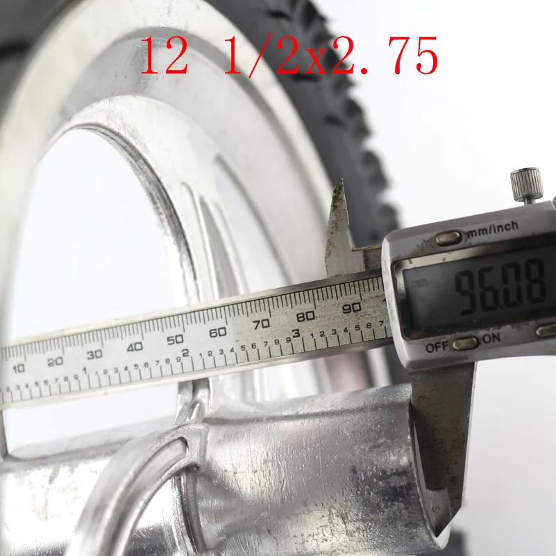 Супер 12 1/2x2,75 переднее и заднее колесо в сборе 12 1/2*2,75 шина для бритвы Dirt Bike Rocket MX350 MX400 мини Dirtbike