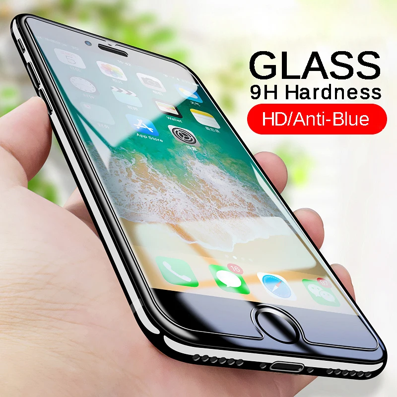 ESVNE 0.26mm 2.5D HD/анти-синий защитное стекло на айфон 7 Стекло 6s 8 Plus iPhone Экран протектор