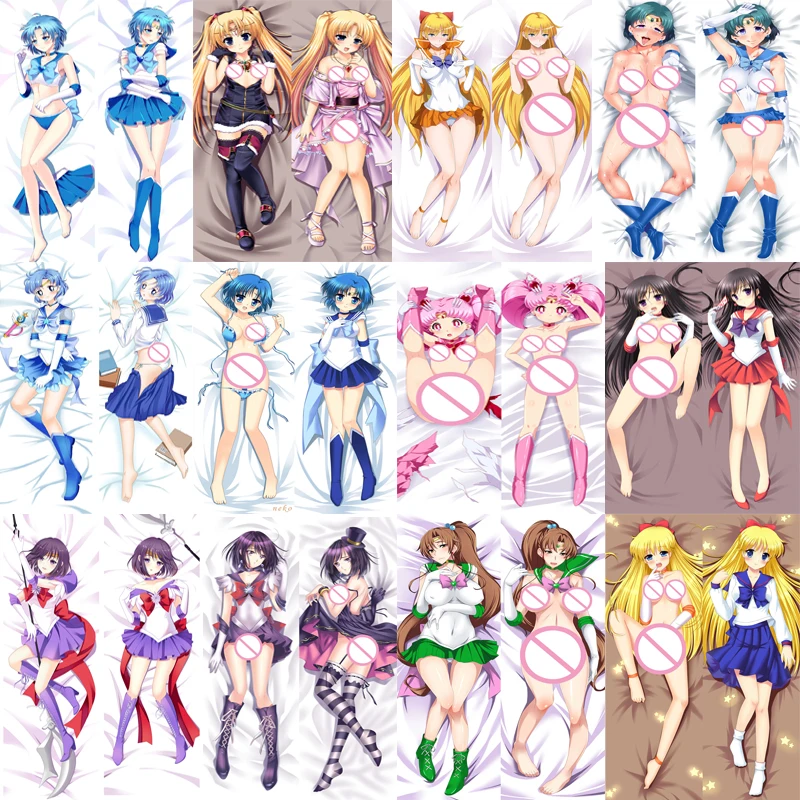 Ноябрьское обновление аниме Сейлор Мун Minako Aino Kaiou Michiru Tomoe Hotaru Chibi Dakimakura наволочка