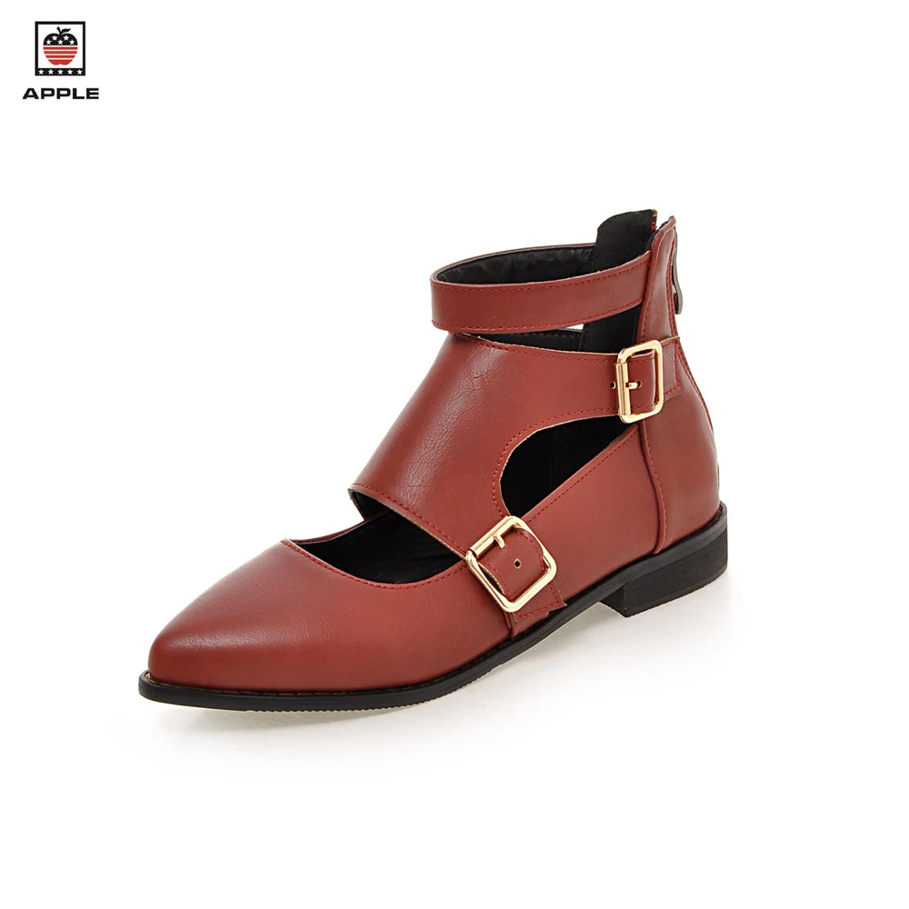 apple red flats