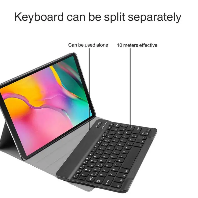 Магнитная клавиатура Bluetooth с чехлом для Samsung Galaxy Tab A 10,1