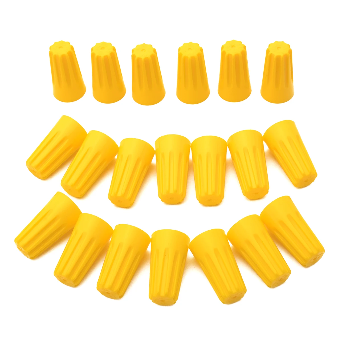 70Pcs/set Electrical Insulation Wire Twist Connectors Terminals Cap Nut Spring Insert Assortment Rotating Kit 4 Colors Mayitr