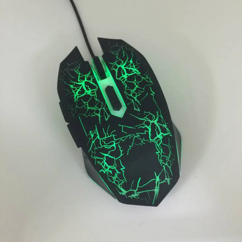 

New Hot 2400DPI Optical Adjustable 6 Button Wired Gaming Game Mice Mouse for Laptop PC