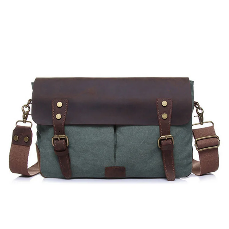 Mensajero Verde Hombres Caqui Bolsas Los Calidad Negocios Gris Viaje TFKc1J3l