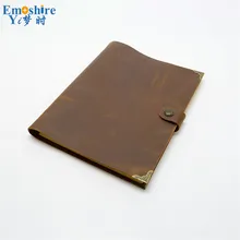 Пояса из натуральной кожи бренд Тетрадь a4 кожа отрывными листами Тетрадь блокнот логотип для Бизнес подарки n082