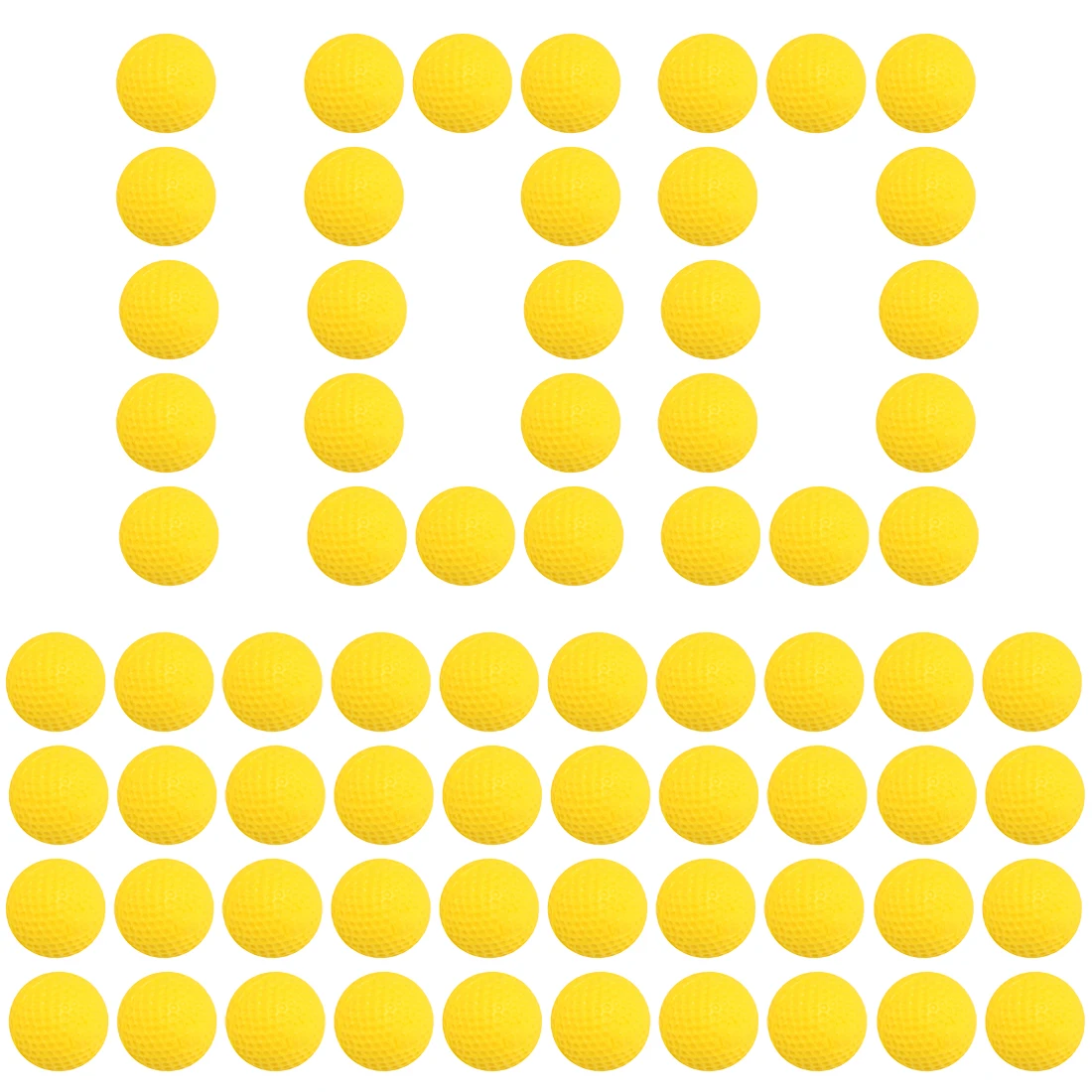 

100pcs Round Soft Bullet Foam Bullets for nerf Rival series