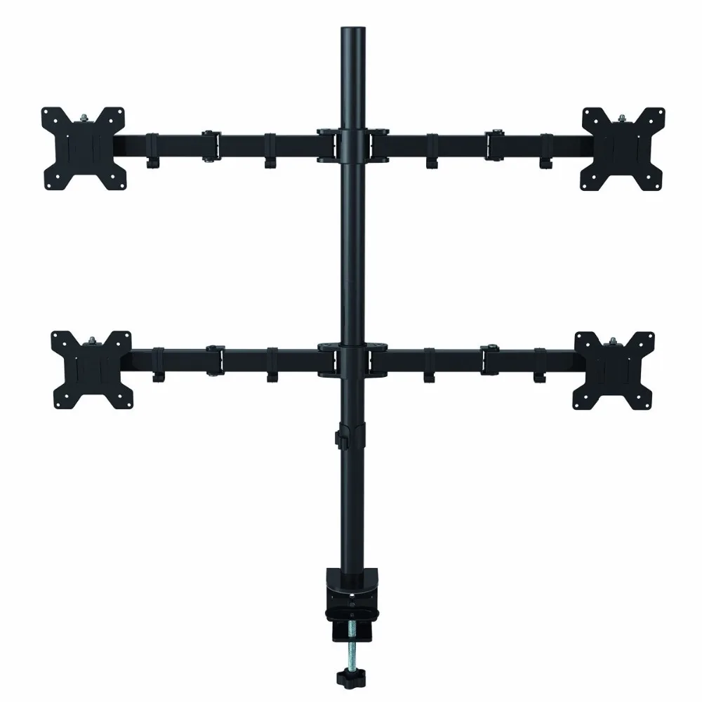suptek Quad Arm LCD LED Monitor Stand Desk Mount