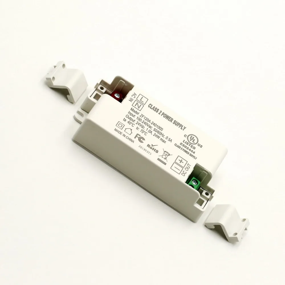 100PCS/LOT Class 2 power supply UL24V1A24W compatibility strong stability high LED constant voltage power supply