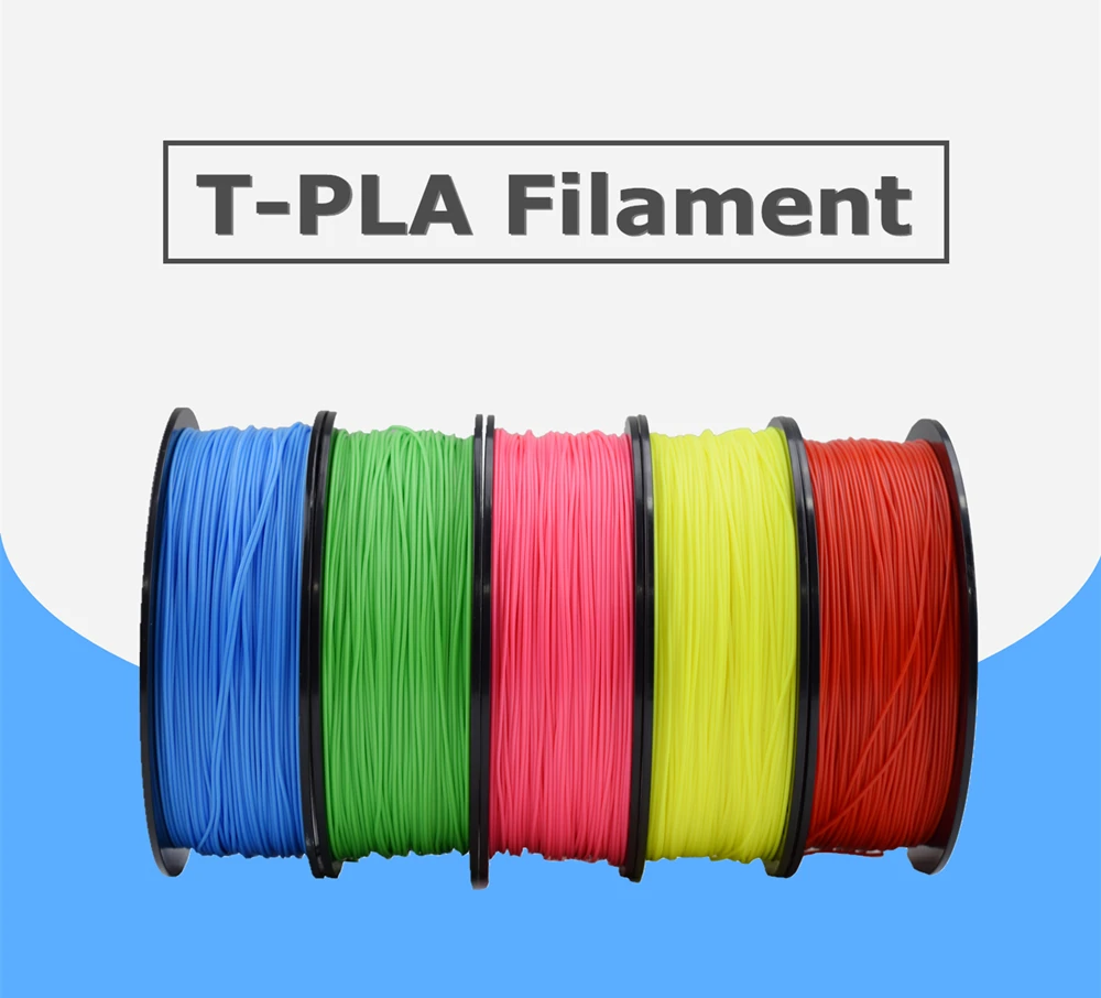 

1.75mm 1kg/Spool T-PLA Filament, High Strength PLA 3d printer Plastic Filament prusa i4
