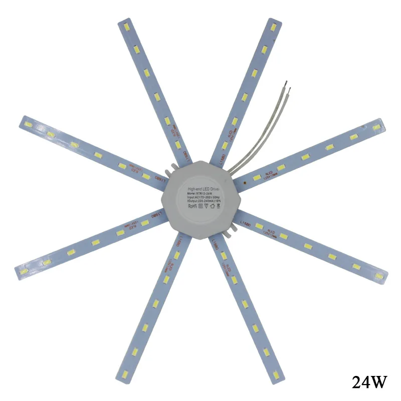 

LED Ceiling Lamp Octopus Light 12W 16W 20W 24W LED Light Board 5730 SMD Energy Saving Emergency LED Panel Lamp Indoor Lighting