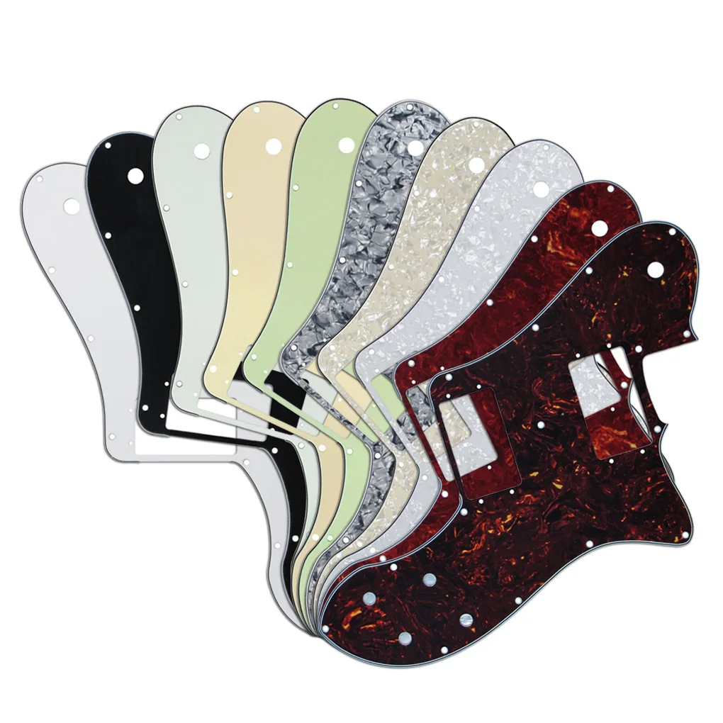 10PCS Mixed Colors Guitar Pickguard Mexican 72 Deluxe