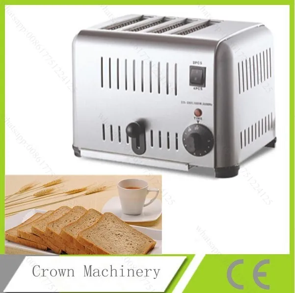 Buy Commercial 4 slices stainless steel toaster; bread