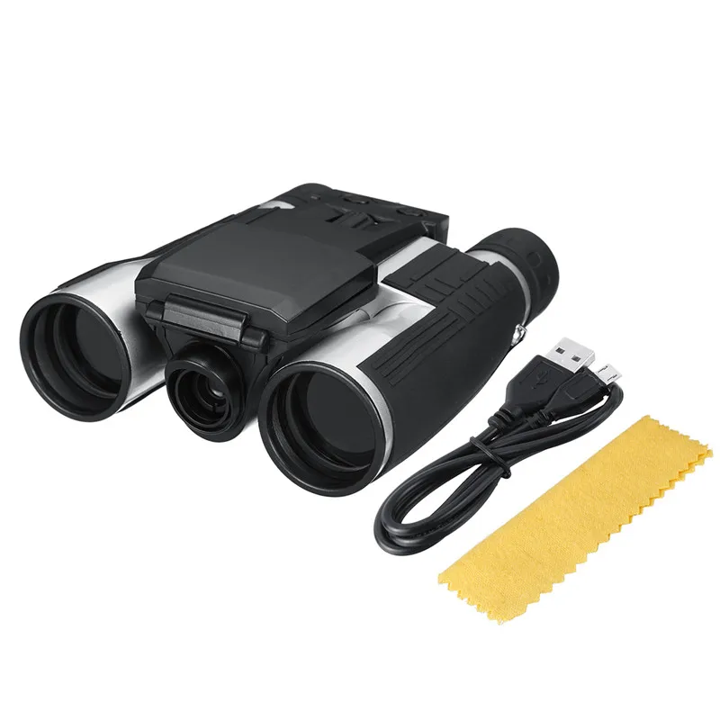 1080p HD lcd экран Цифровая камера телескоп Бинокль 5MP 12X видеокамера COMS USB датчик уличная камера 1920X1080