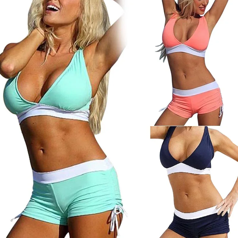 

Hot 1 Set Women Swimsuit Swimwear Bikini Breathable Fashion for Beach Holiday Bathing MCK99