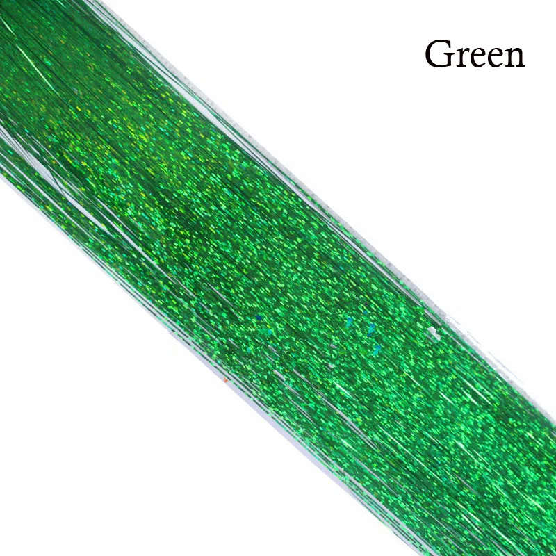 Green Голографическая лента для ногтей, линия УФ-гель для дизайна ногтей, блестящая переводная наклейка, линии для украшения ногтей, наклейки, нити - Цвет: Green