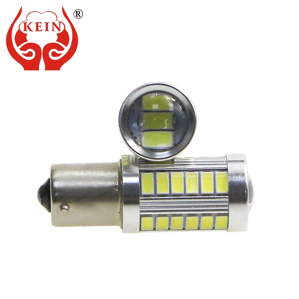 2Pcs BA15S P21W 1156 5630 33SMD LED Car Backup Reverse Head White Light Bulb Hot