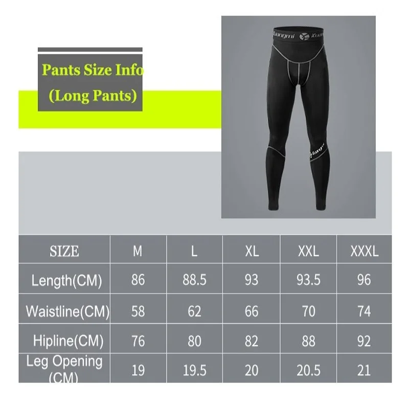 Kuangmi работает колготки Для мужчин сжатия бег брюки спортивные Фитнес Спортивная быстросохнущая эластичные штаны ботильоны Длина брюки