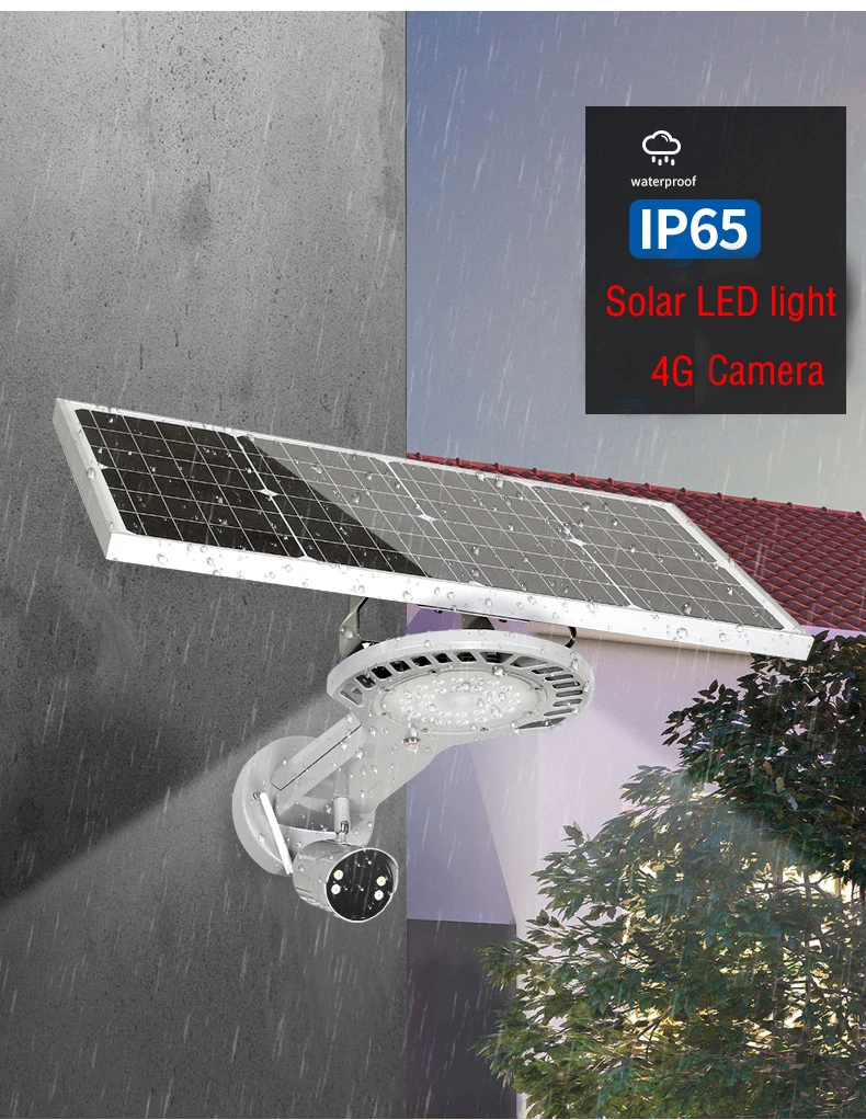 

SmartYIBA 1080P 2.0M 4G SIM Wireless Solar Battery Power Waterproof Outdoor Surveillance Security CCTV Camera PIR LED Light Lamp