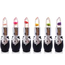 6PCS/set Bright Flower Crystal Jelly Lipstick Magic Temperature Change Color Lip Balm Lip Cosmetics Beauty Dropship 3.16