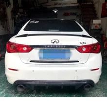 High-end novo design para Infiniti Q50 Q50L Q50S spoiler 2014 2015 2016 de alta qualidade do material ABS por iniciador ou DIY pintura da cor
