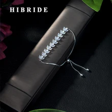 HIBRIDE/модный роскошный свадебный браслет из кубического циркония, энергетический Браслет для жениха, ювелирные изделия, подарок, B-55