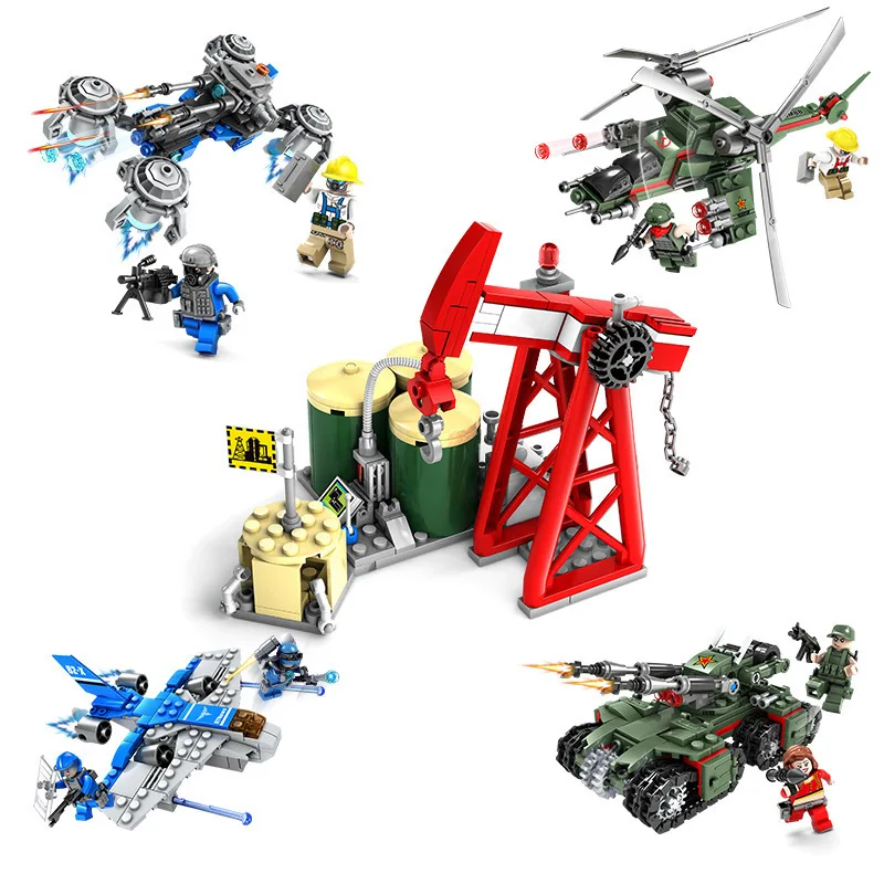 

Military Building Block 81019 Red Series Red Alert 5 Fund Alpinia Oxyphylla Assembling Boy Spelling Insert Plastic Toys Gift