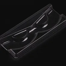50 шт./лот, высококачественный акриловый чехол для хранения ресниц, упаковочная коробка для магнитных ресниц, прозрачная крышка, прозрачный лоток