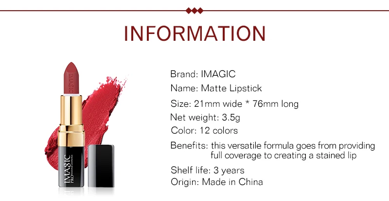 Матовая губная помада FRESHME для макияжа, 12 цветов, стойкая губная помада, профессиональный красно-черный тинт для губ для женщин, косметический инструмент для красоты