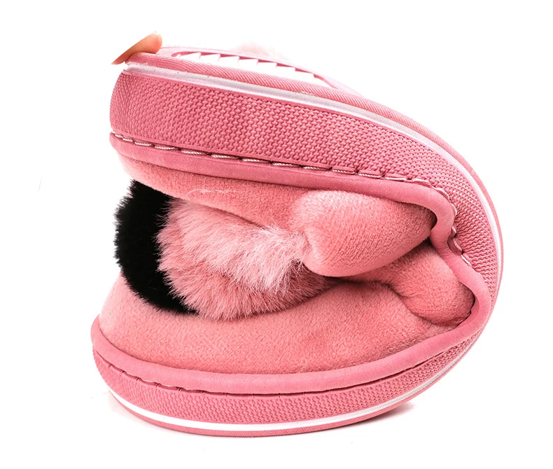 2018 New Non-Slip Home Plus Velvet Thickening Cotton Slippers Women Woman Slippers For WomenM8G88 (8)
