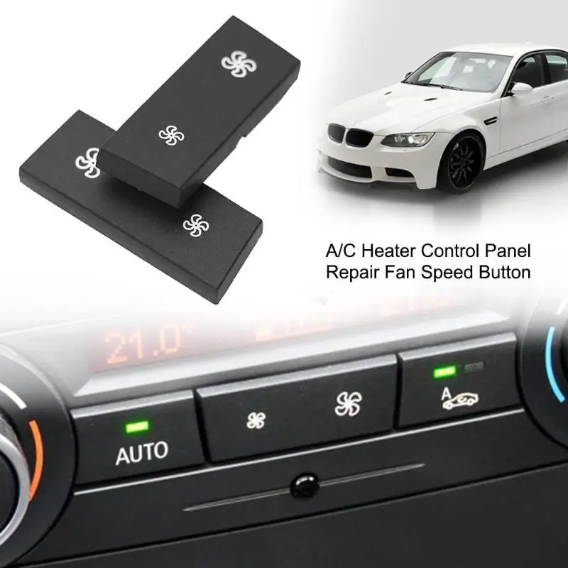 1Pcs Heater Climate Air Conditioning Control Button Cover for BMW 1/3 Series X1 Knob AC Heat New | Автомобили и мотоциклы