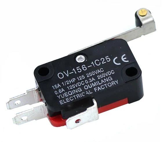 1PCS V-156-1C25 15A Micro Limit Switch Push Button SPDT Momentary Snap Action Inching switch, travel switch, 1PCS V-156-1C25 15A Micro Limit Switch Push Button SPDT Momentary Snap Action Inching switch, travel switch,
