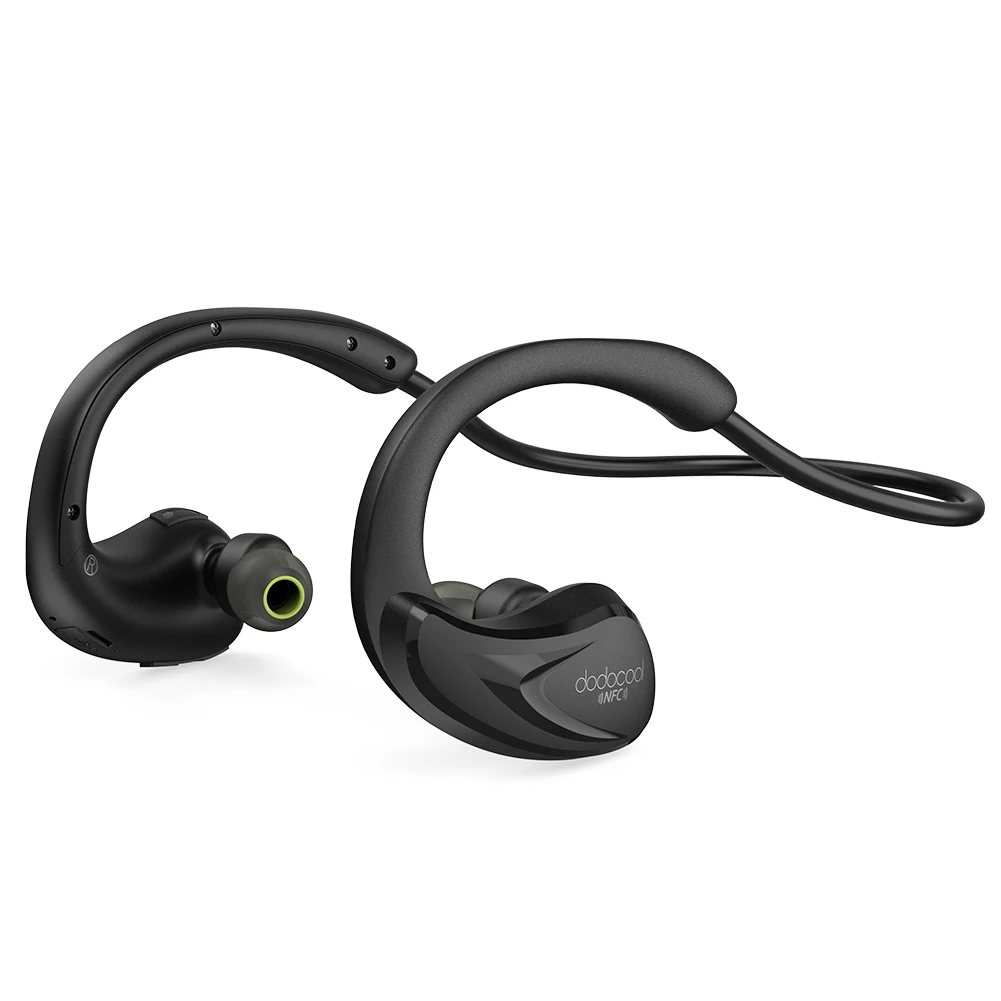 

dodocool Foldable Stereo Wireless earphone Sports In-Ear Headphone with Mic HD CVC 6.0 Noise Cancellation earphone IPX4 #XJ30